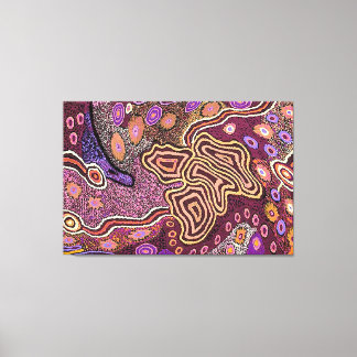 Aboriginal Dot Art Canvas Print