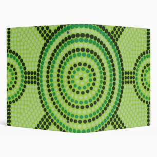 Aboriginal dot painting binder