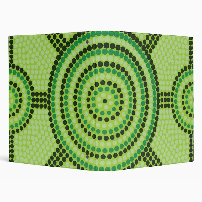 Aboriginal dot painting binder (Background)
