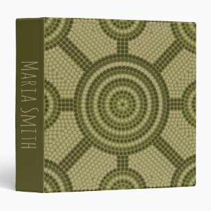 Aboriginal dot painting binder