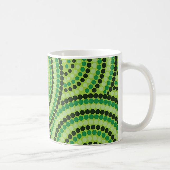 Aboriginal Dot Painting Coffee Mug (Right)