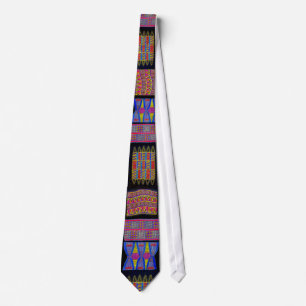 Aboriginal Dreamtime Tie Blue by S Ambrose