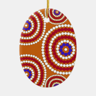 Aboriginal edition ceramic ornament