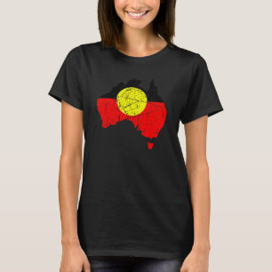 Aboriginal Flag Australia Land Grunge Always Was W T-Shirt