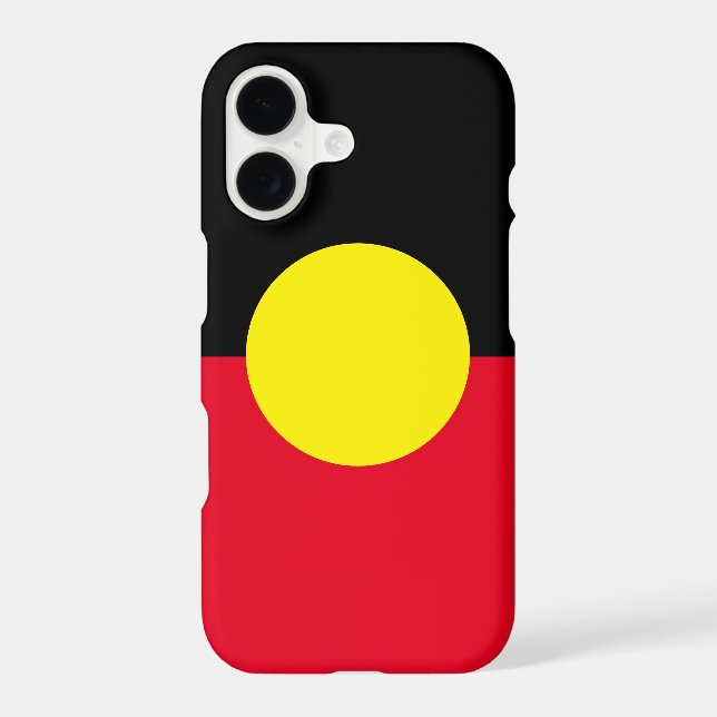 Aboriginal flag phone case (Back)
