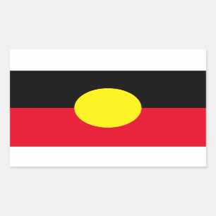 Aboriginal flag sticker