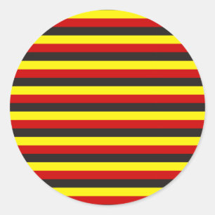aboriginal flag stripes classic round sticker