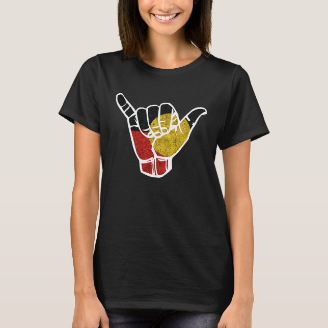 Aboriginal Flag Vintage T-Shirt (Front)