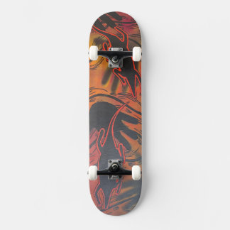 Aboriginal goanna skateboard