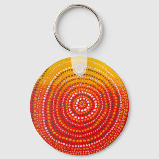 Aboriginal inspired keyring