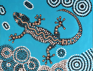 Lizard Painting Postcards Zazzle Ca