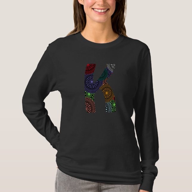 Aboriginal Letter K T-Shirt (Front)