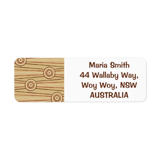 Aboriginal line and circle painting (Front)
