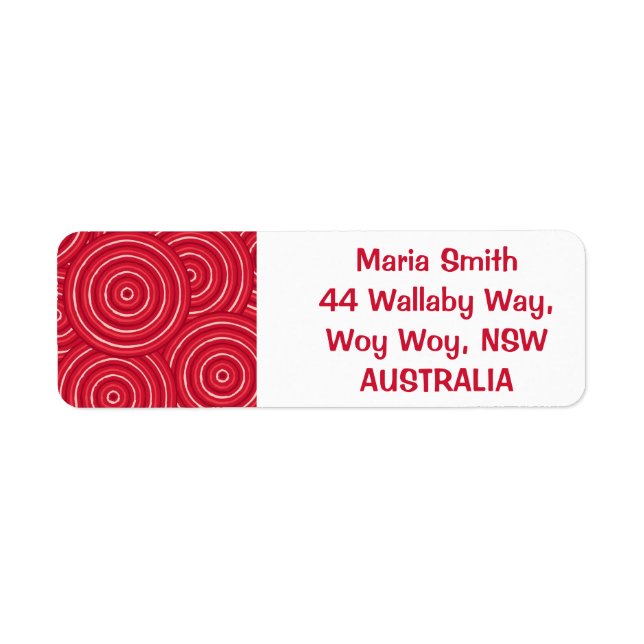 Aboriginal line painting (Front)