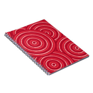 Aboriginal line painting notebook