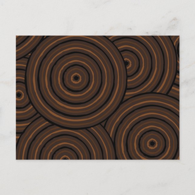 Aboriginal line painting postcard (Front)