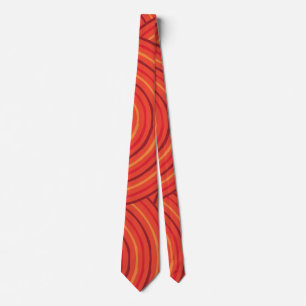 Aboriginal line painting tie