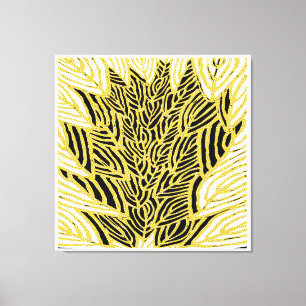 Aboriginal Pattern-14 Stretched Canvas Print