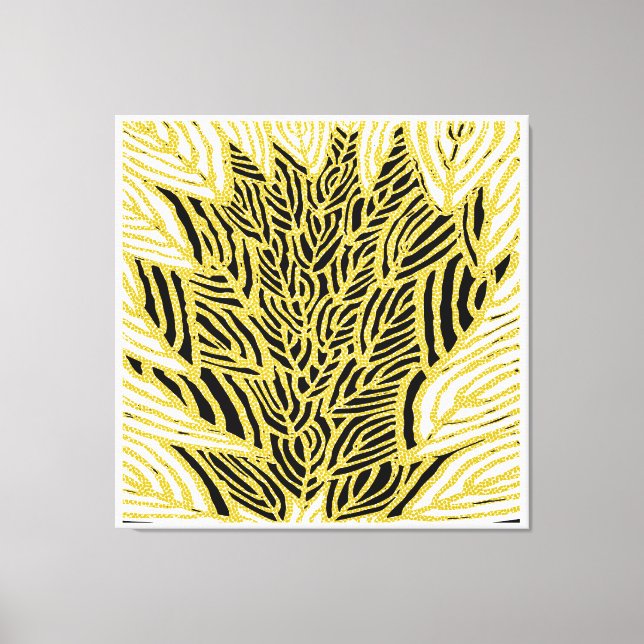 Aboriginal Pattern-14 Stretched Canvas Print (Front)