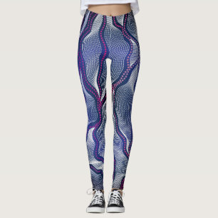 Aboriginal Pattern 16 Scarf Leggings