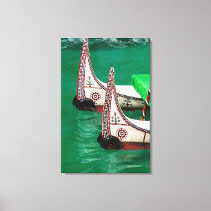 Aboriginal People's Canoe Canvas Print