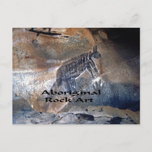 Aboriginal Rock art Postcard (Front)