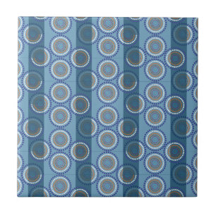 Aboriginal sea pattern tile