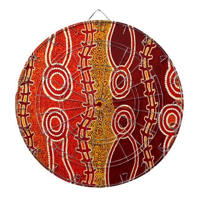 Aboriginal Serpents . Dartboard (Front)