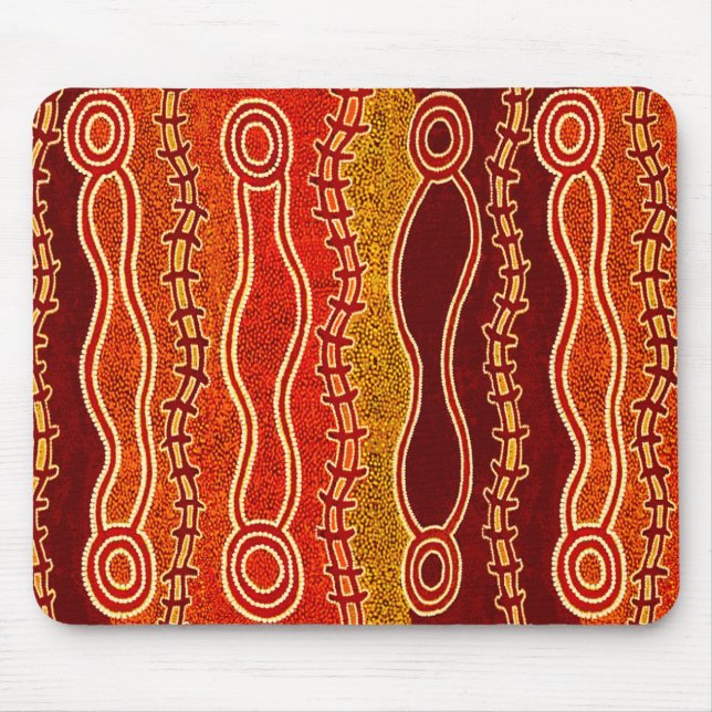 Aboriginal Serpents . Mouse Pad (Front)