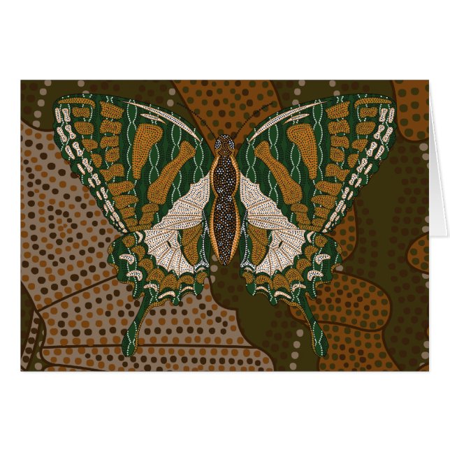 Aboriginal Swallowtail Card (Front Horizontal)