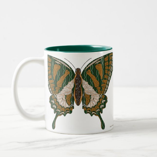 Aboriginal Swallowtail Mug (Left)