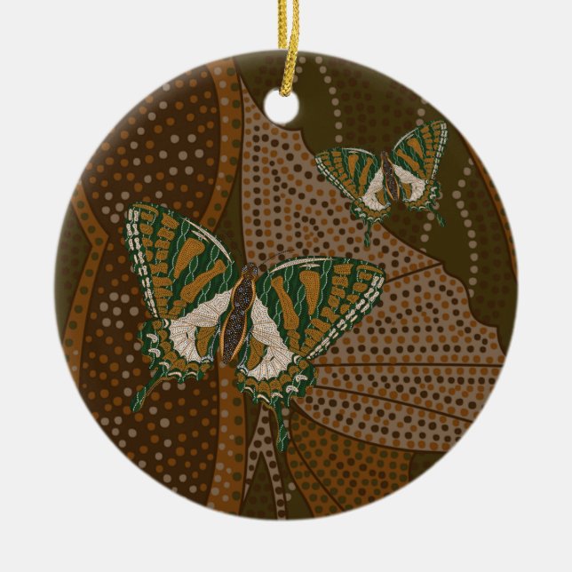 Aboriginal Swallowtail Ornament (Front)