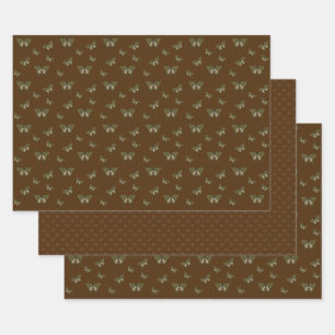 Aboriginal Swallowtail Wrapping Paper Set