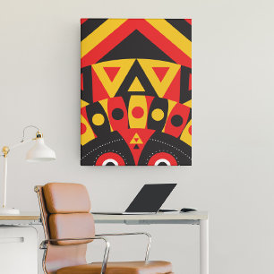 aboriginal tribal canvas print