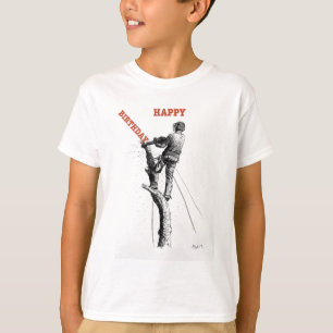 Aborist Tree surgeon christmas present gift T-Shirt