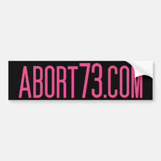 Abort73.com Bumper Sticker