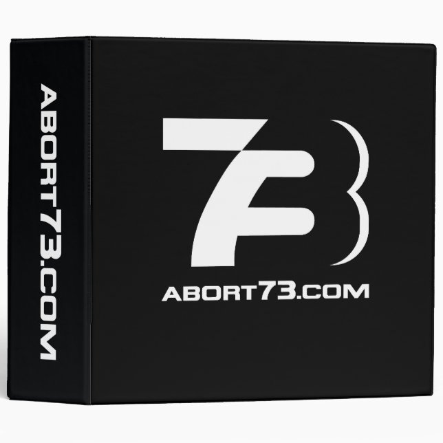 Abort73.com / Classeur du logo 73 (Devant/Côté)
