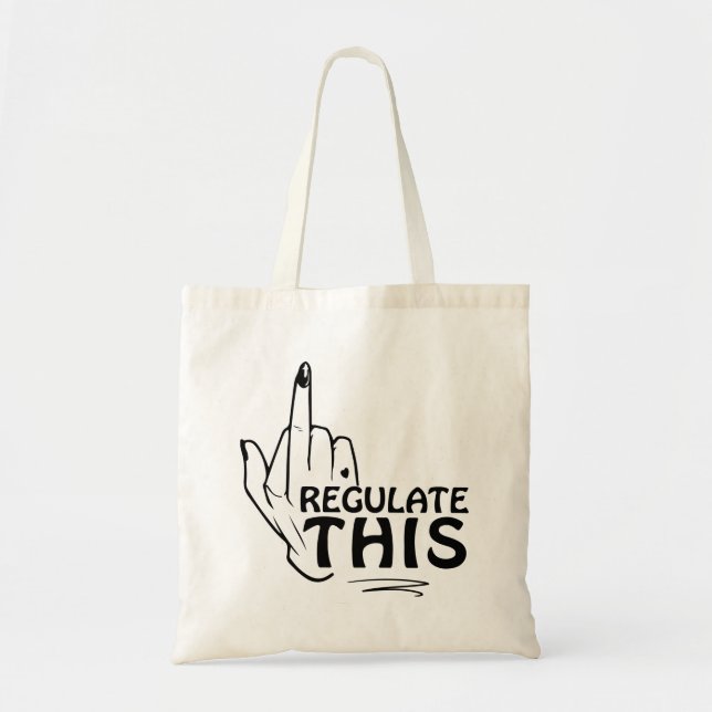 Abortion Is Healthcare, Abortion Rights Tote Bag (Front)