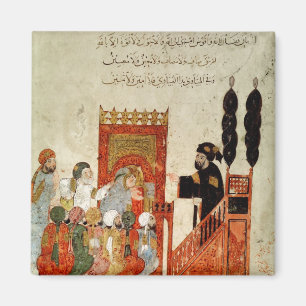 Abou Zayd preaching in the Mosque Magnet