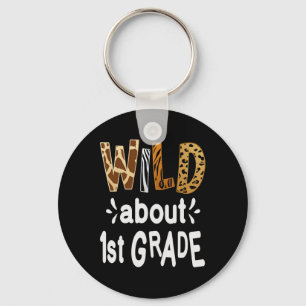 About 1st Grade Welcome Back To School First Day O Keychain