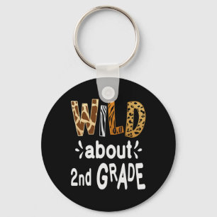 About 2nd Grade Welcome Back To School First Day O Keychain