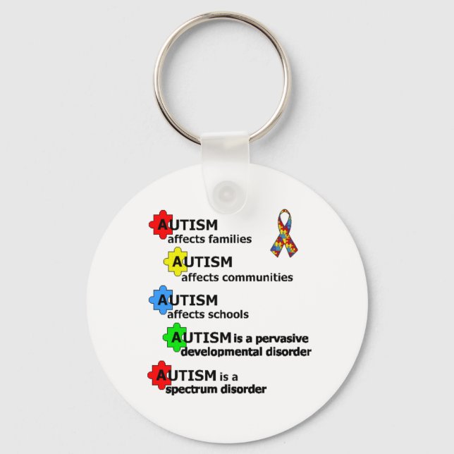 ABOUT AUTISM KEYCHAIN (Front)