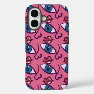About Face - Eyes Nose Mouth Lips Face iPhone 16 Case