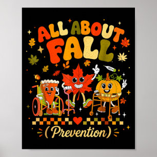 About fall prevention fall physical therapy pt ot poster