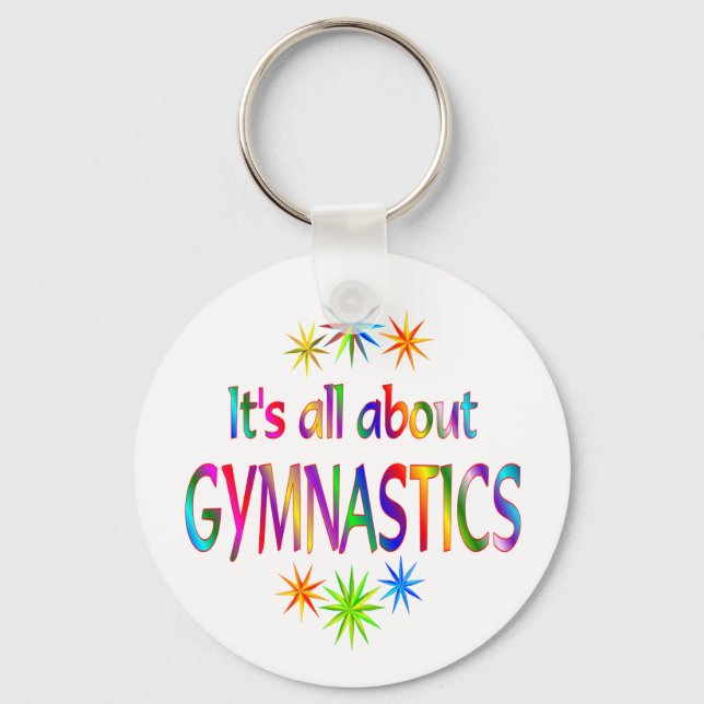 About Gymnastics Keychain (Front)