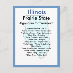 About Illinois Postcard