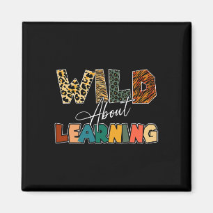 About Learning Leopard Teacher Back To School Teac Magnet