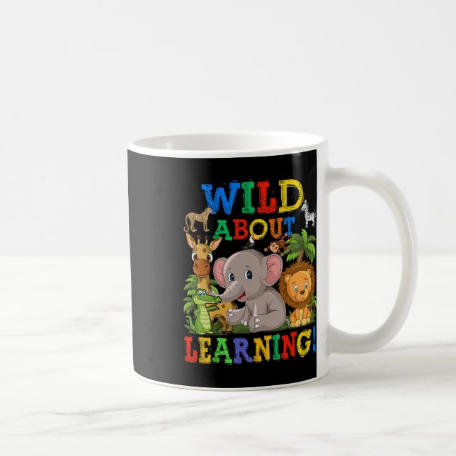 About Learning Safari Animals Jungle Back To Schoo Coffee Mug (Right)
