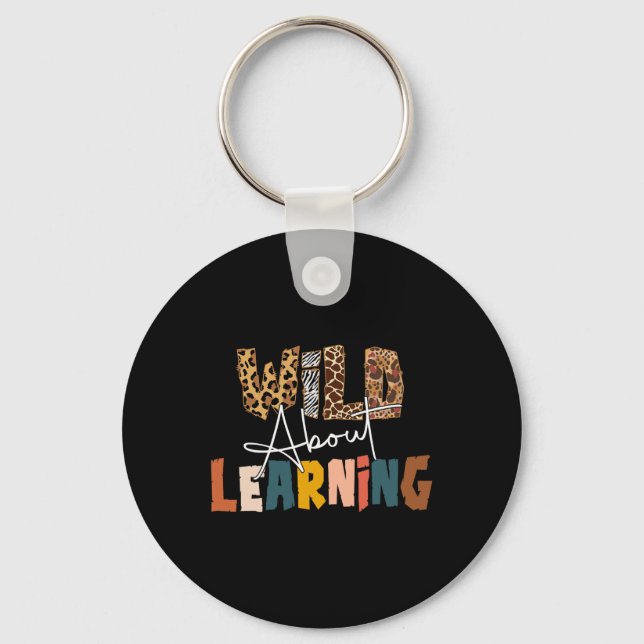 About Learning Teacher Back To School Teaching 1  Keychain (Front)