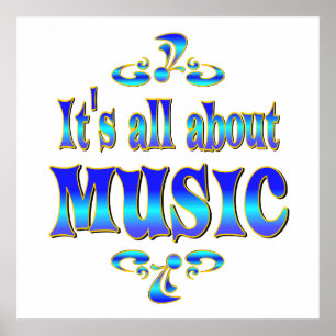 ABOUT MUSIC POSTER